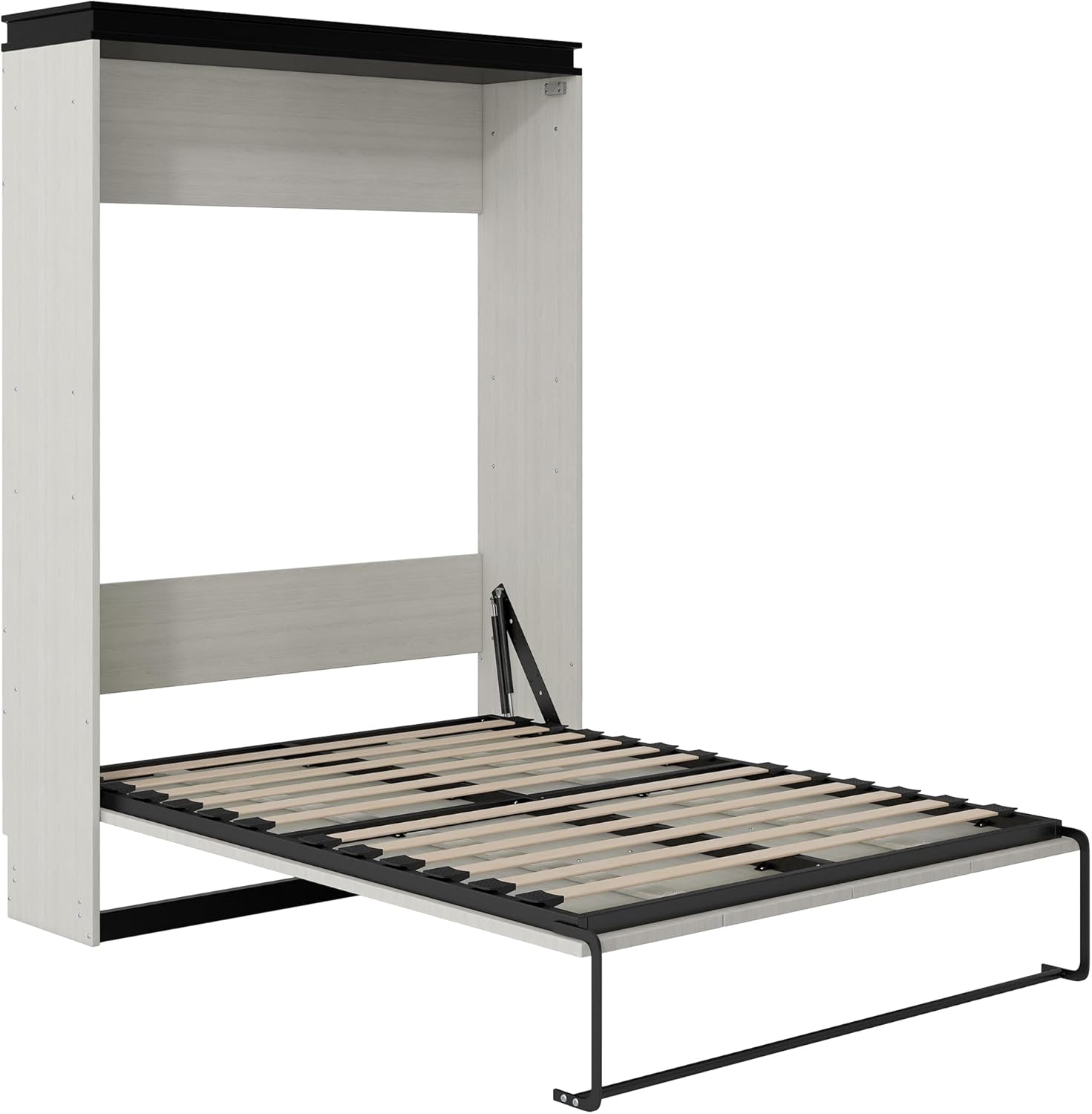 Side view of the RuiSiSi Murphy Bed with bed extended
