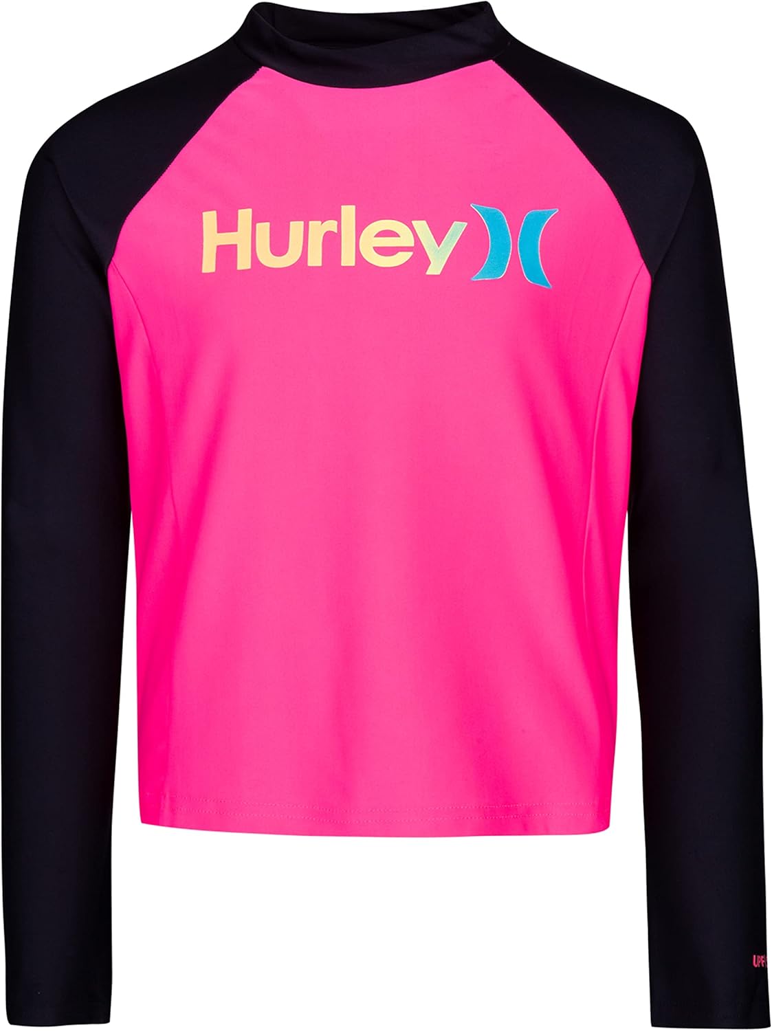 Hurley Girls' Long Sleeve Rash Guard Shirt