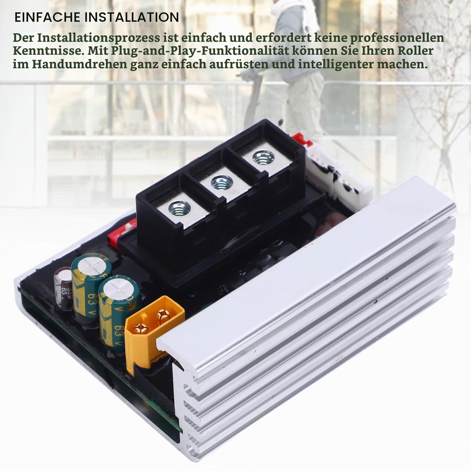 BuyWeek Elektroroller Controller für Ninebot Max G2, E-Scooter Steuerplatine mit Drehen Sie Signalleuchten Fußgängermodus Kontrollfunktion