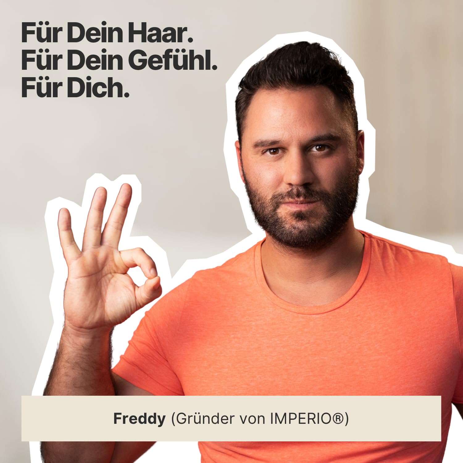 IMPERIO Streuhaar Refill Pack - 110g Nachfüllbeutel mit Premium Schütthaar - Nachhaltiger Nachfüllpack mit praktischem Verschluss - Einfaches Auffüllen der Hair Fibers Dose (Dunkelbraun, 110g)