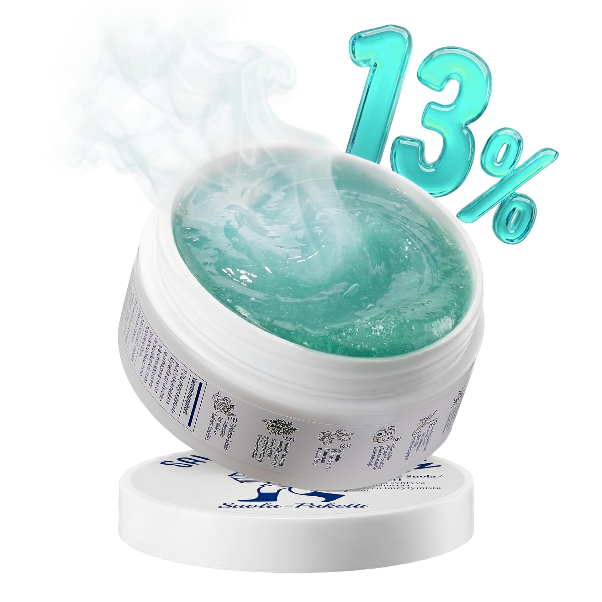 Sauna Warming Salt Mask | Wash-Off Face Mask with 13% Sea Salt, Birch Sap & Blueberry Ext…