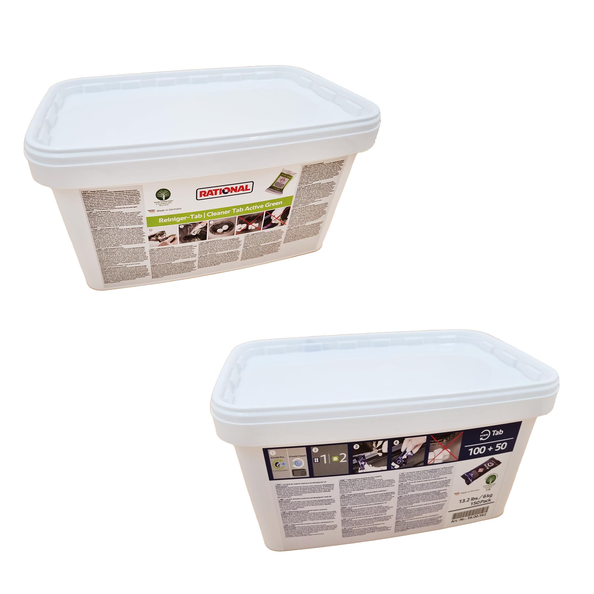 Rational Nettoyant 150 pastilles Active Green + 150 pastilles Care avec CareControl pour iCombi Pro/Classic