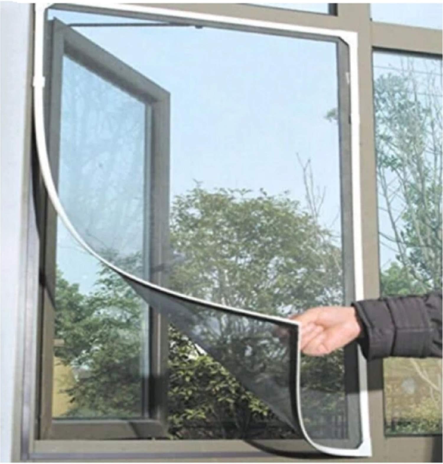 Shri ashu creationShri Ashu Creation Mosquito Net for Window (Multicolor)