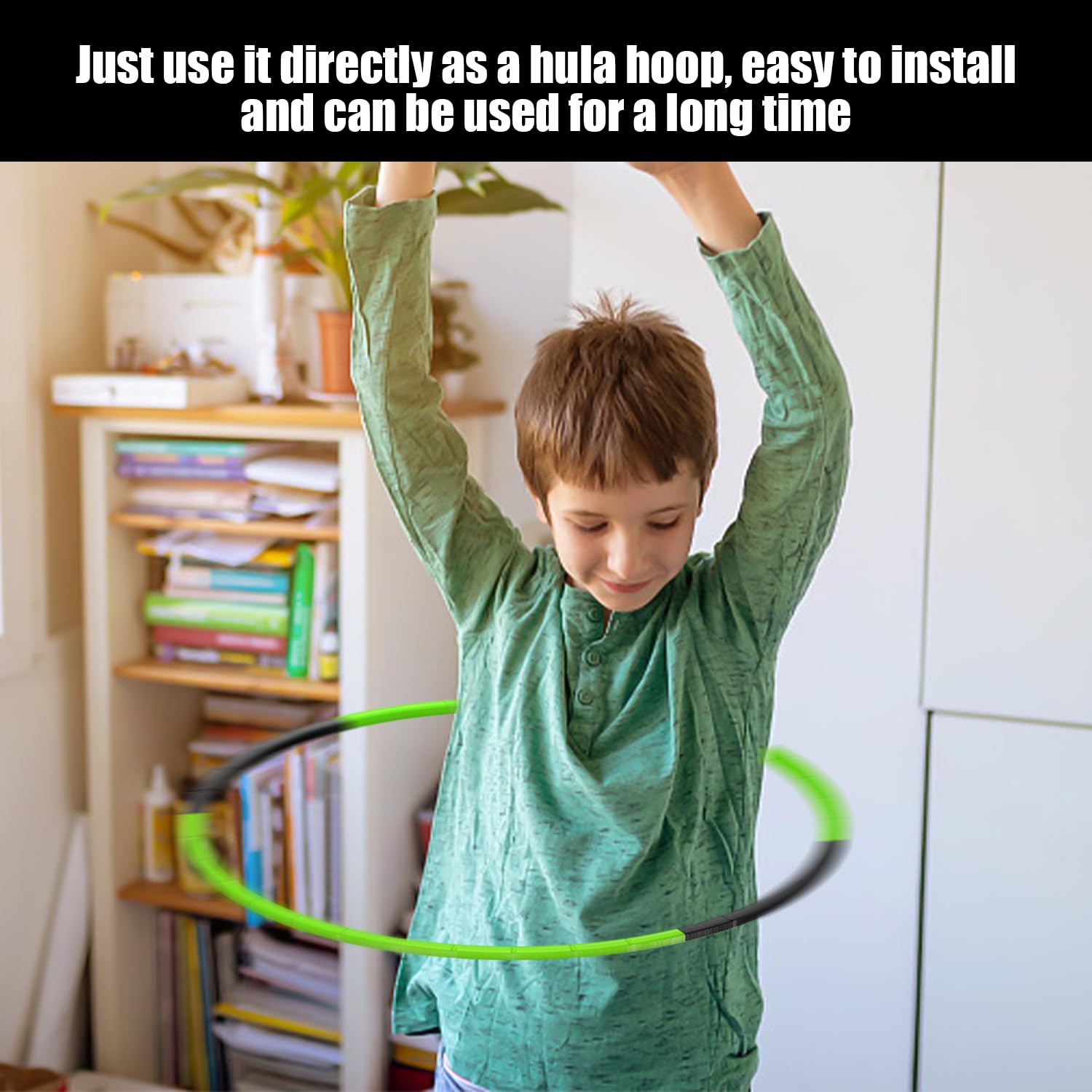 Hula Hoop 1 sztuka, plastikowa obręcz hula hop dla dzieci, odchudzanie obręcz fitness, zdejmowany hula-hoop, praktyczny hula hop do użytku na zewnątrz, sprzęt fitness