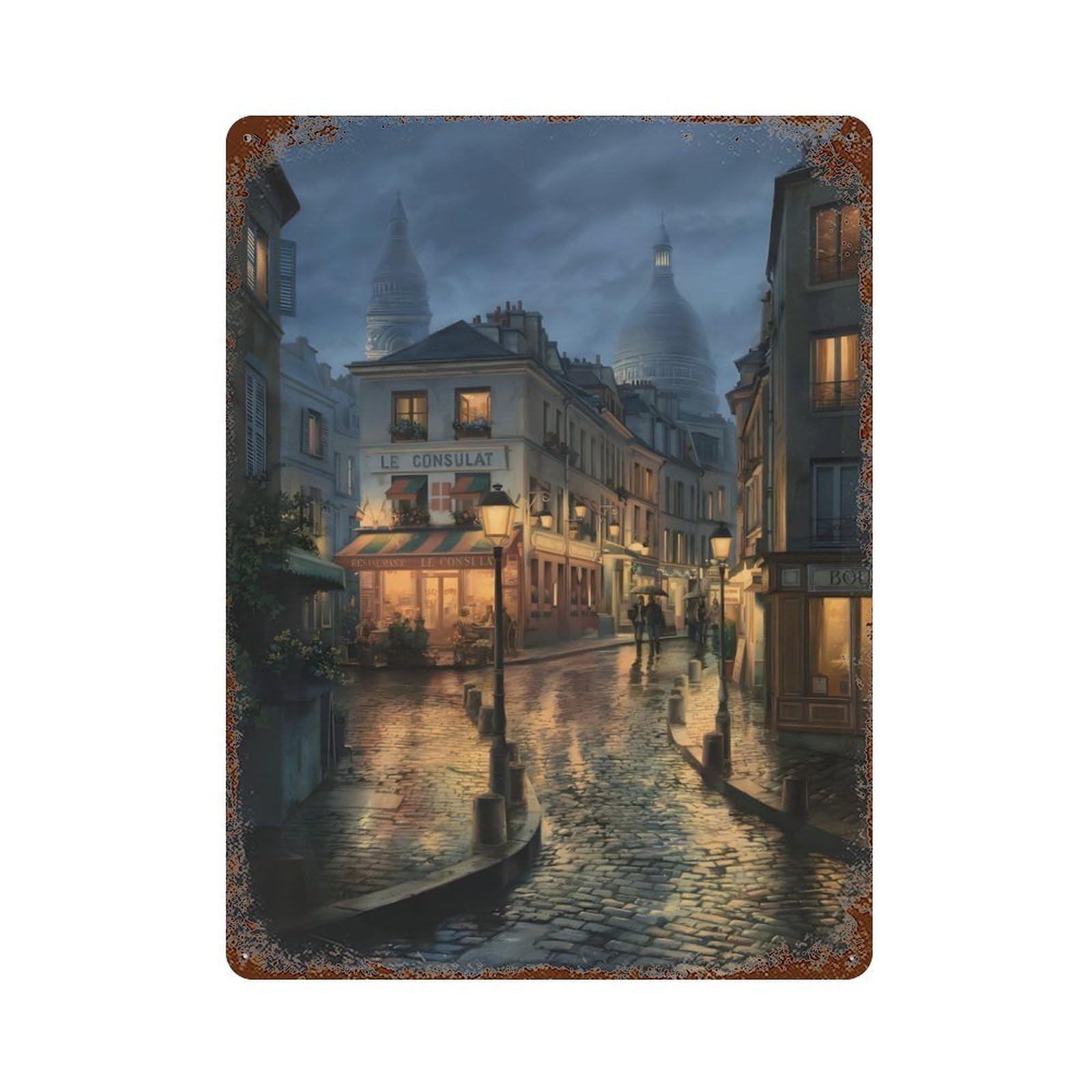 xiaoxiaoshen Evgeny Lushpin Surrealism (3) Wall Decor Art Metal Tin Poster Modern Home Decor Art Home Bar Shop Decorations Vintage Sign 40x30cm