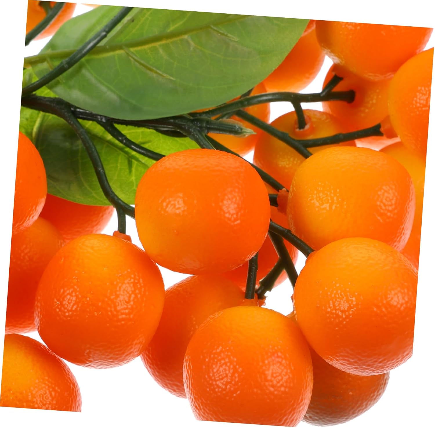 Ciieeo 3pcs Artificial Fruit String Decorative Orange Branch Lifelike Fruit Model for Photography Props Home Decor Christmas Party and Outdoor Displays