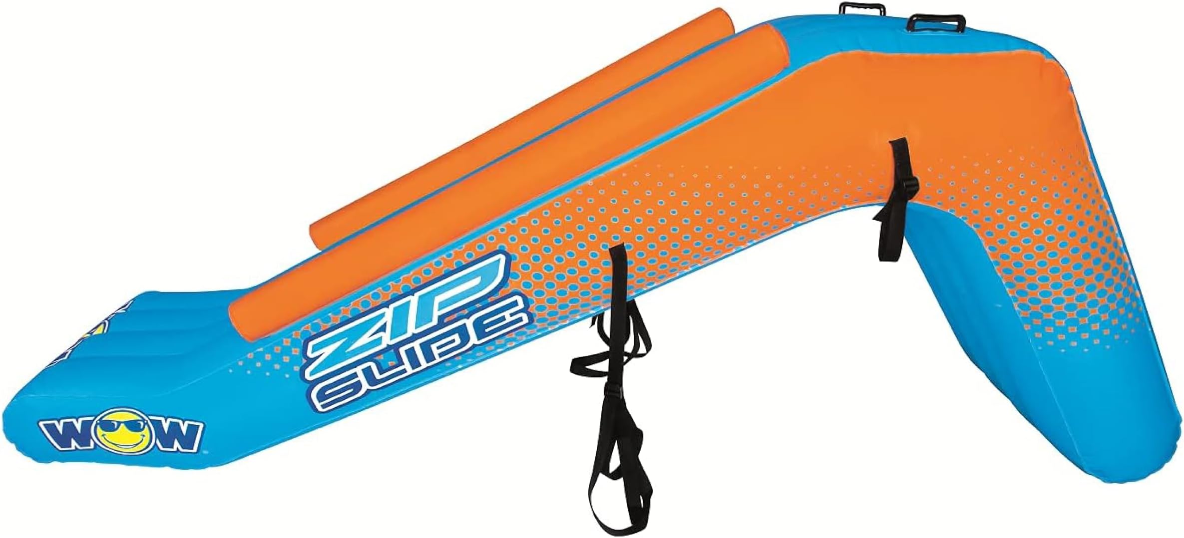 WOW Sports - Zip Slide Inflatable Pontoon Slide for Boats - Perfect Summer Lake Party Accessory for Kids & Adults