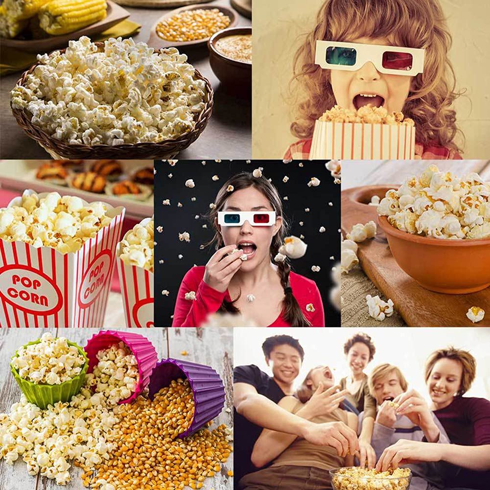Macchina Popcorn Aria Calda Accessori, Pentola per Pop Corn da 230g, Parti Elettriche per Popcorn a Manovella, Padella Antiscottatura Antiaderente Universale, per Mais, Merenda(2 holes-15mm)