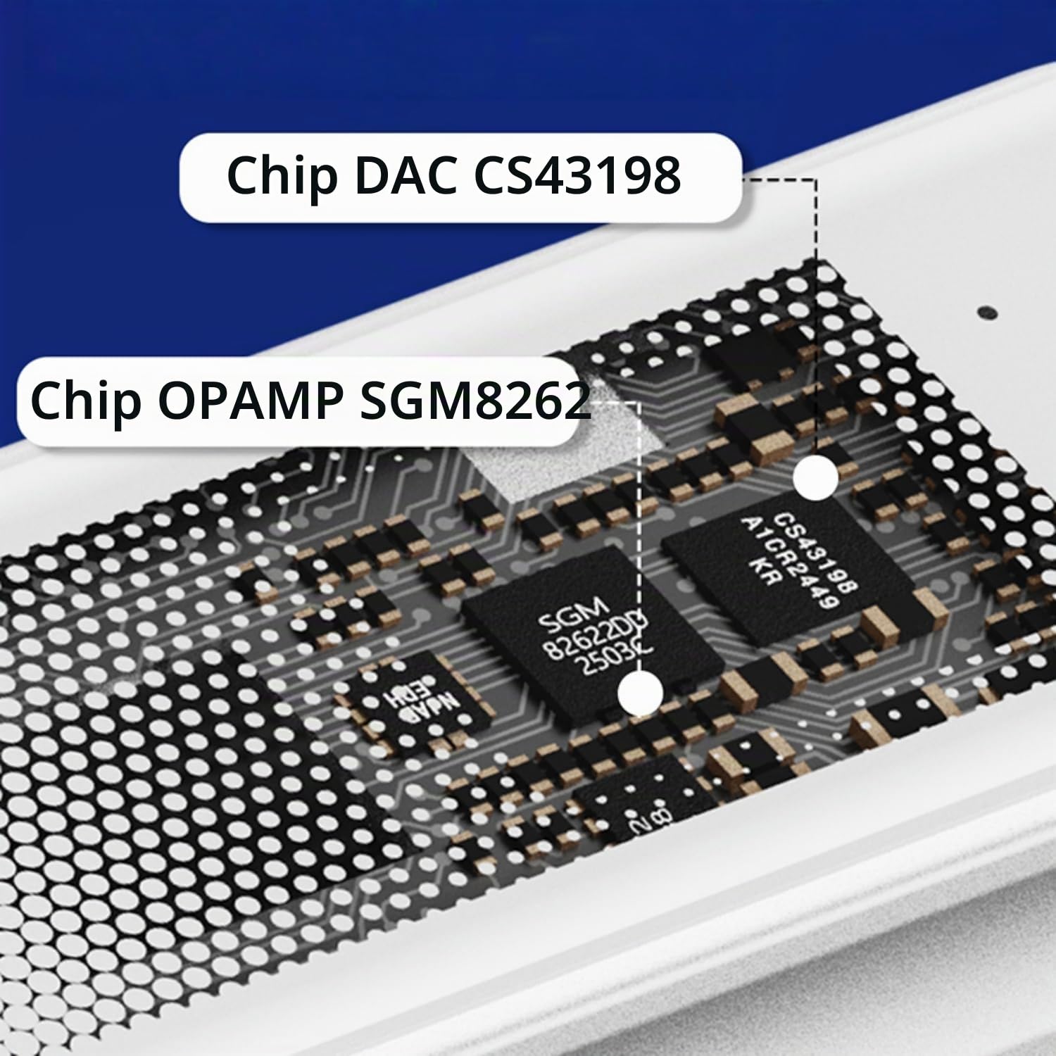 JM98MAX USB-C a 3,5 mm CS43198 SGM8262 DAC amplificatore 195mwW spinta portatile Hi-Res audio decoder amplificatore per iPhone, Android, Samsung, Pixel, Galaxy DSD Supporto