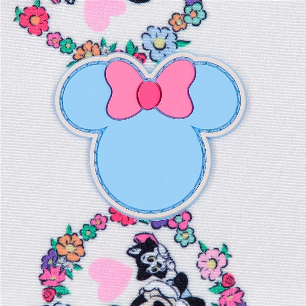 Disney Minnie Flowers Mochila, mochila escolar, compartimentada, tirados para asa, diferentes bolsillos de Joumma Bags