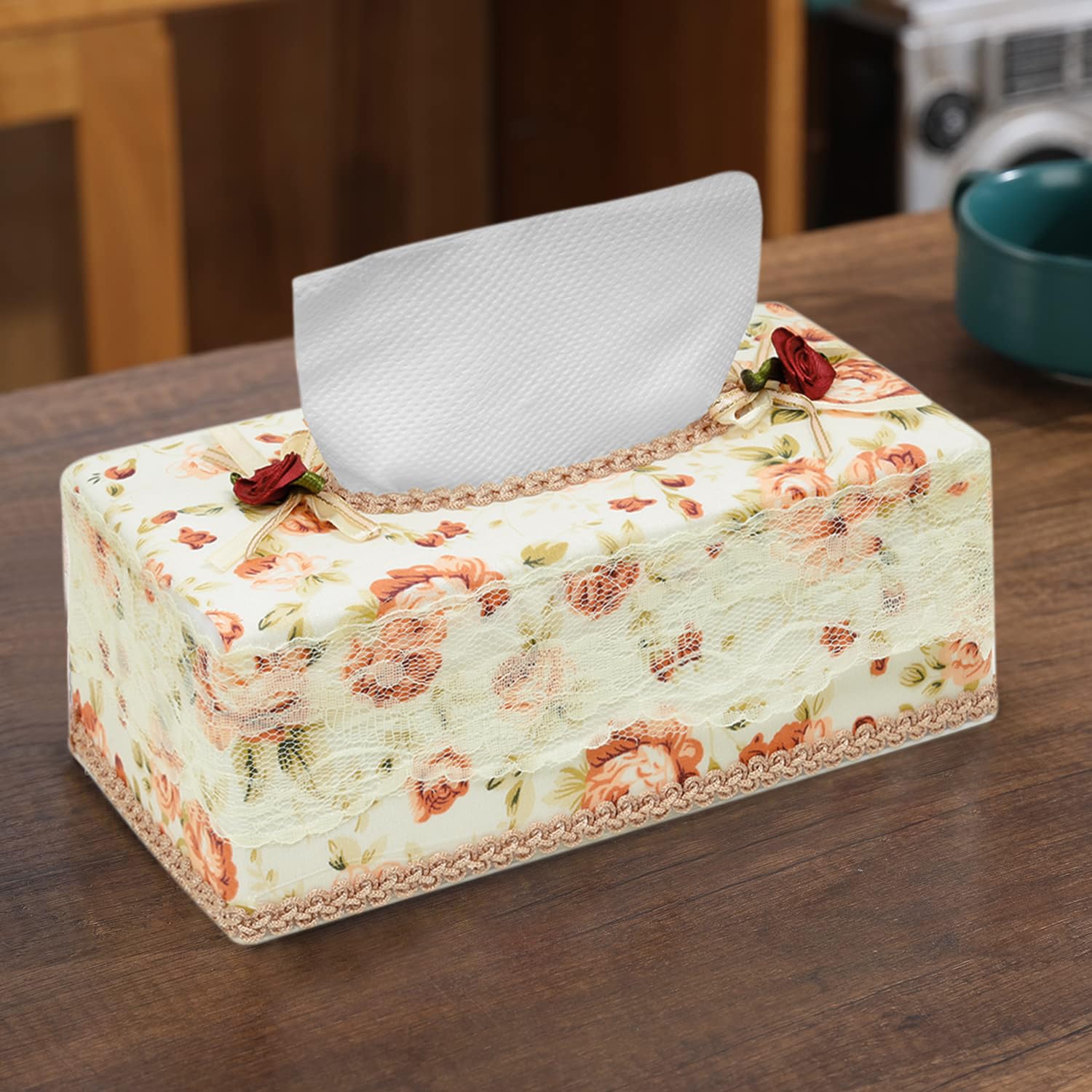 HOKIPO Plastic Tissue Box Holder (AR-4087-D32)