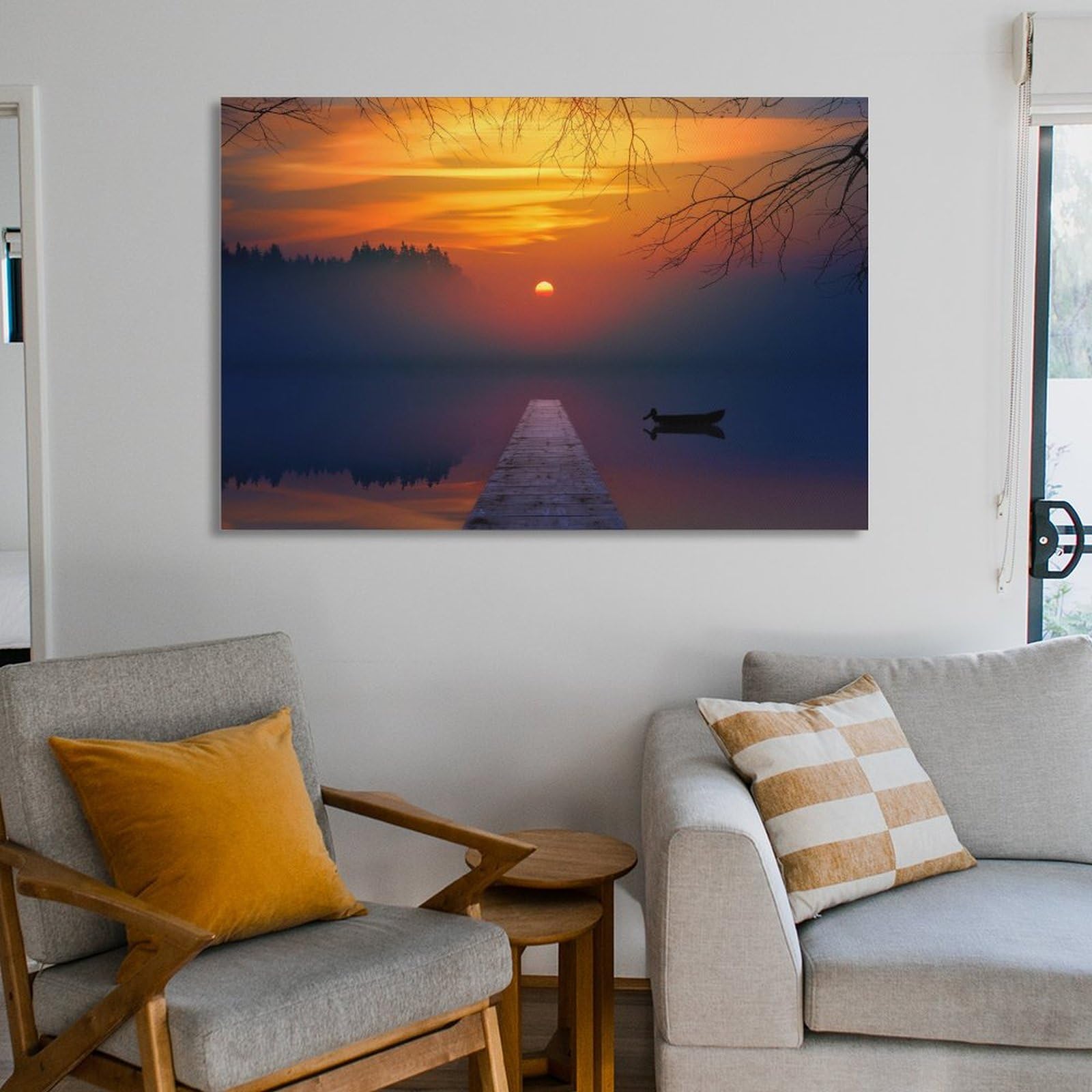 アートフォト 絵画 雲海の夕焼け（日本）/インテリア 額入り