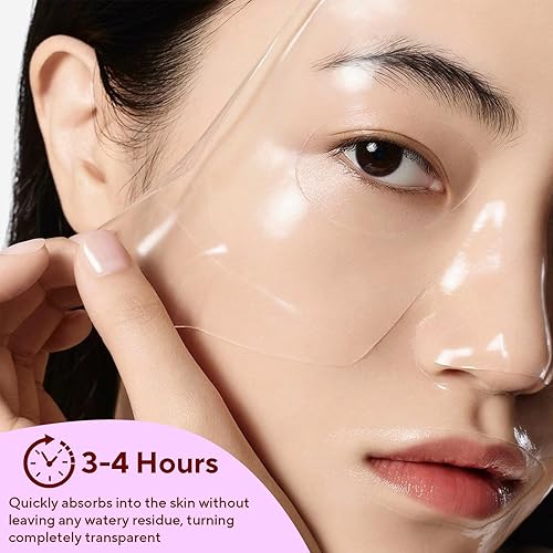 Miniatura 4 de Mascarilla Profunda Real de Bio-Colágeno, Paquete de 4 Mascarillas Faciales Hidratantes Nocturnas para Todo Tipo de Piel, Mascarilla Facial