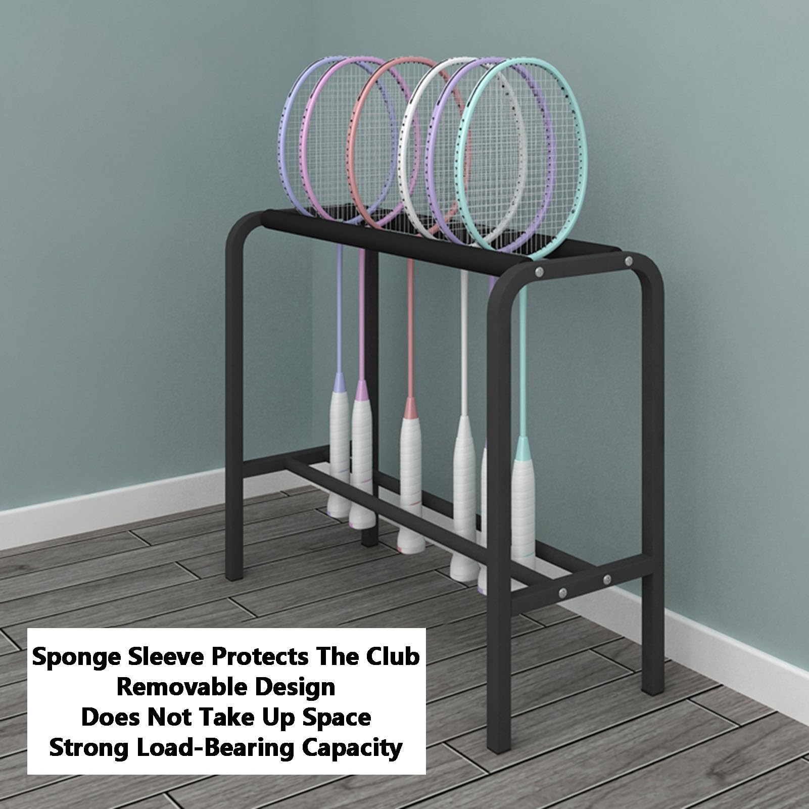 Supporto for racchette da tennis, supporto for attrezzature sportive, supporto for racchette da badminton, for campi di allenamento di scuole e stadi