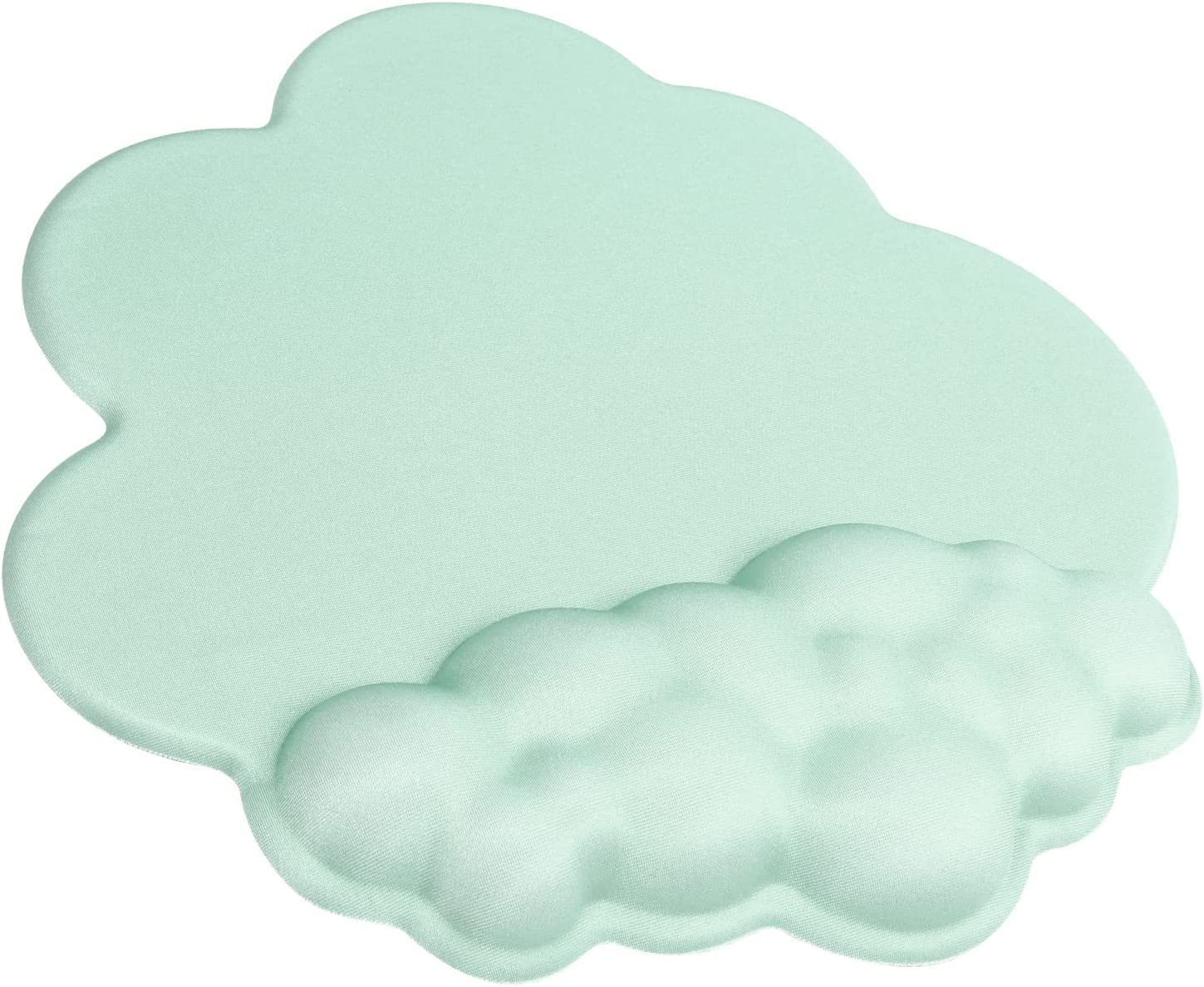 Gaming Mouse Pad Wrist Rest Ergonomic Cloud Wrist Rest Mousepad with Gel Memory Foam,Non-Slip Rubber Base,Comfortable Mouse Pad for Home Office,Laptop,Mac,Lightweight,Easy Pain Relief