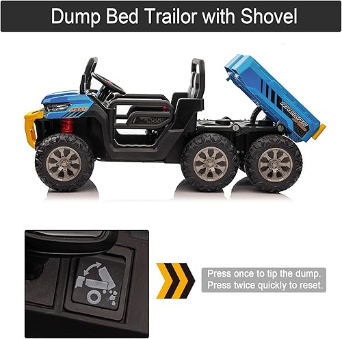 Miniatura 5 de FINITO Auto de 2 plazas de 24 V con control remoto para niños, juguetes para niños grandes, con vehículo eléctrico eléctrico, vehículo eléctrico de