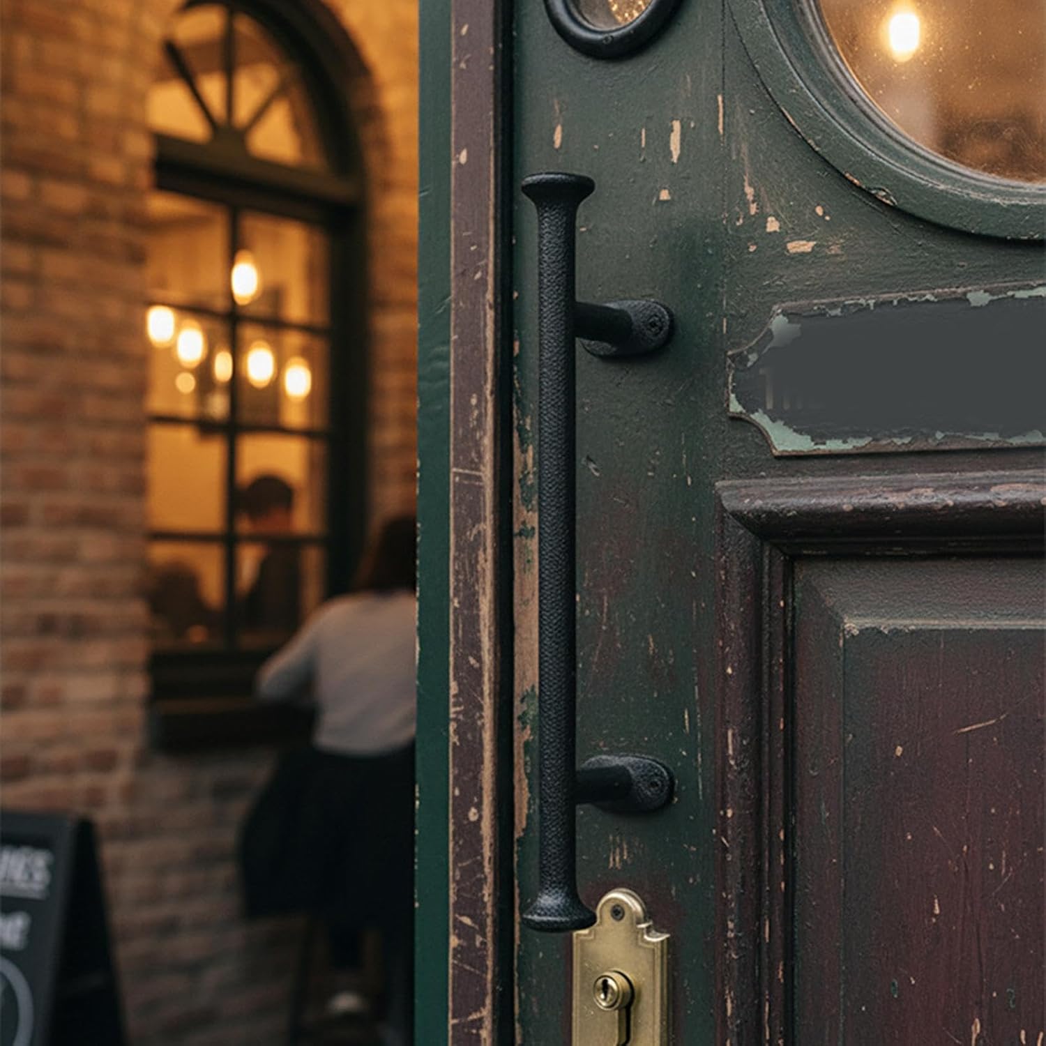 Cast Iron Gate Handle Durability Multipurpose Barn Door Pull Large