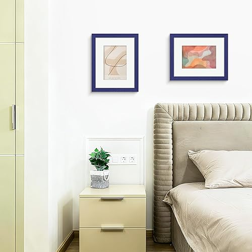 Miniatura 371 de Picrit - Juego de 12 portarretratos de 5 x 7 pulgadas para colgar en la pared o exhibir sobre una mesa, para fotos de 4 x 6 con paspartú o 5 x 7