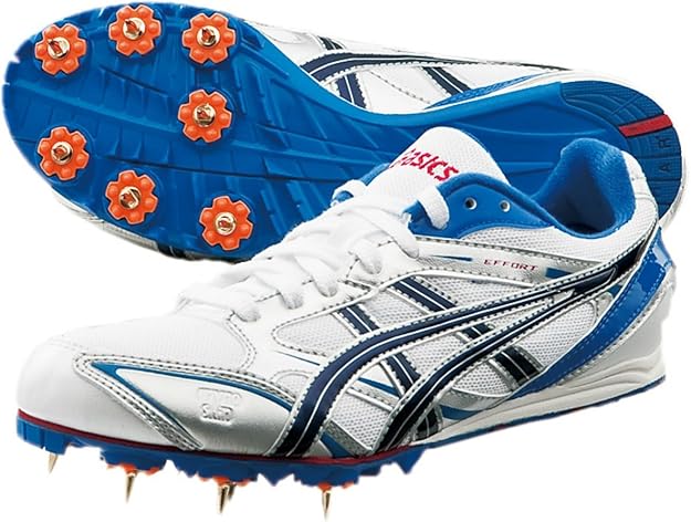 【割安】アシックス 陸上競技スパイク ネイビー 新品同様 Amazon.co.jp: [アシックス] 陸上スパイク EFFORT GL メンズ