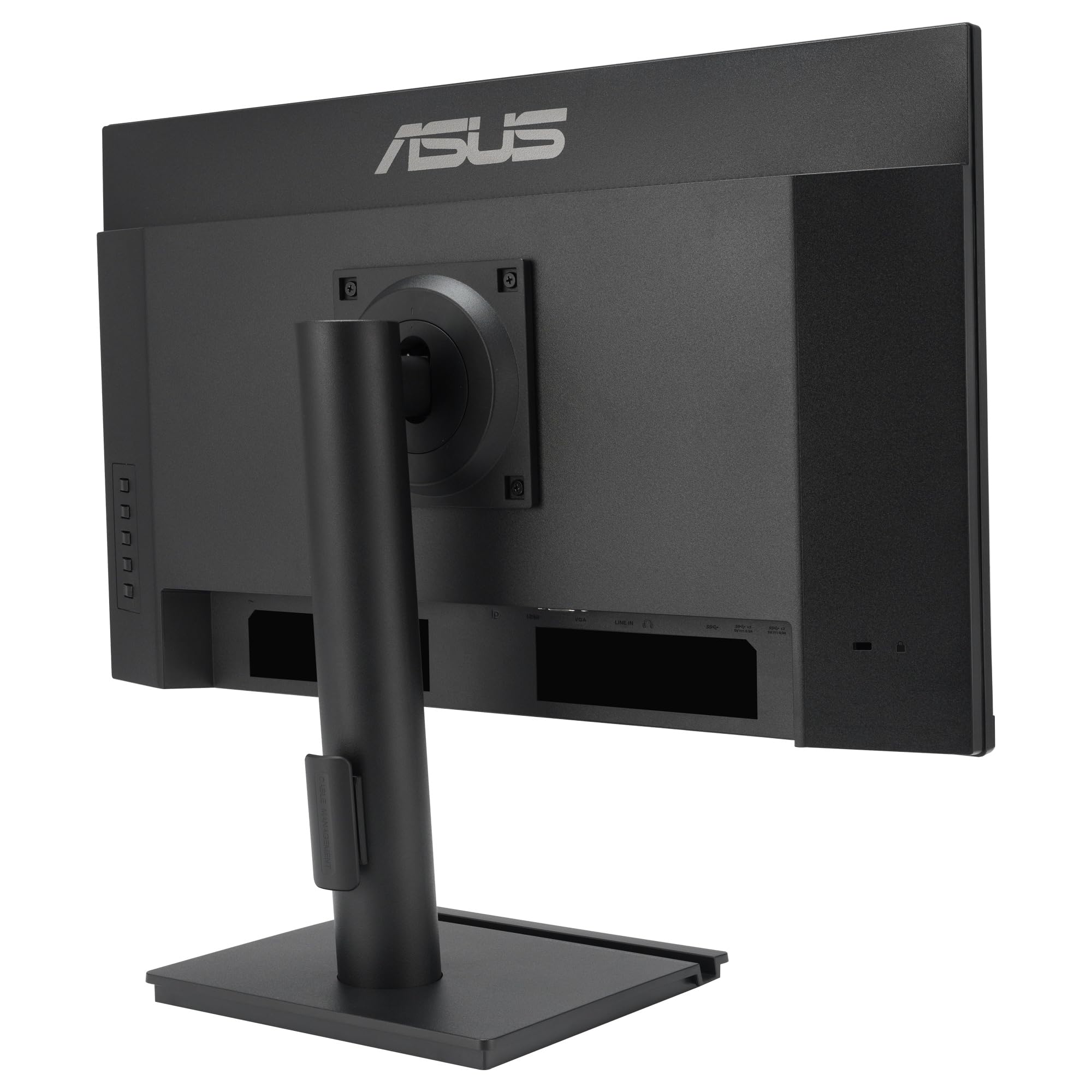ASUS VA249QGS Monitor Profesional de 24 Pulgadas, IPS, Full HD, sin Marco, 120Hz, Adaptive-Sync, MPRT de 1ms, HDMI, DisplayPort, VGA, luz Azul Baja, antiparpadeo, diseño ergonómico, Montaje en Pared