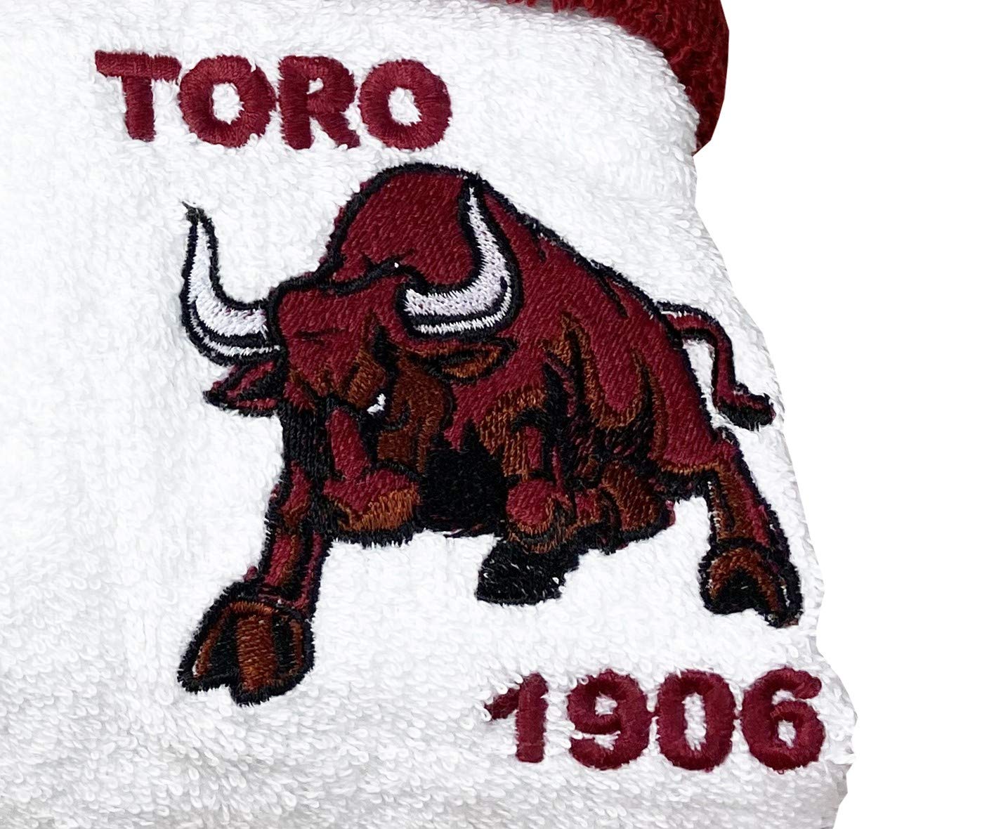 Tex family Accappatoio Toro Torino Calcio Adulto in Spugna di Puro Cotone - L