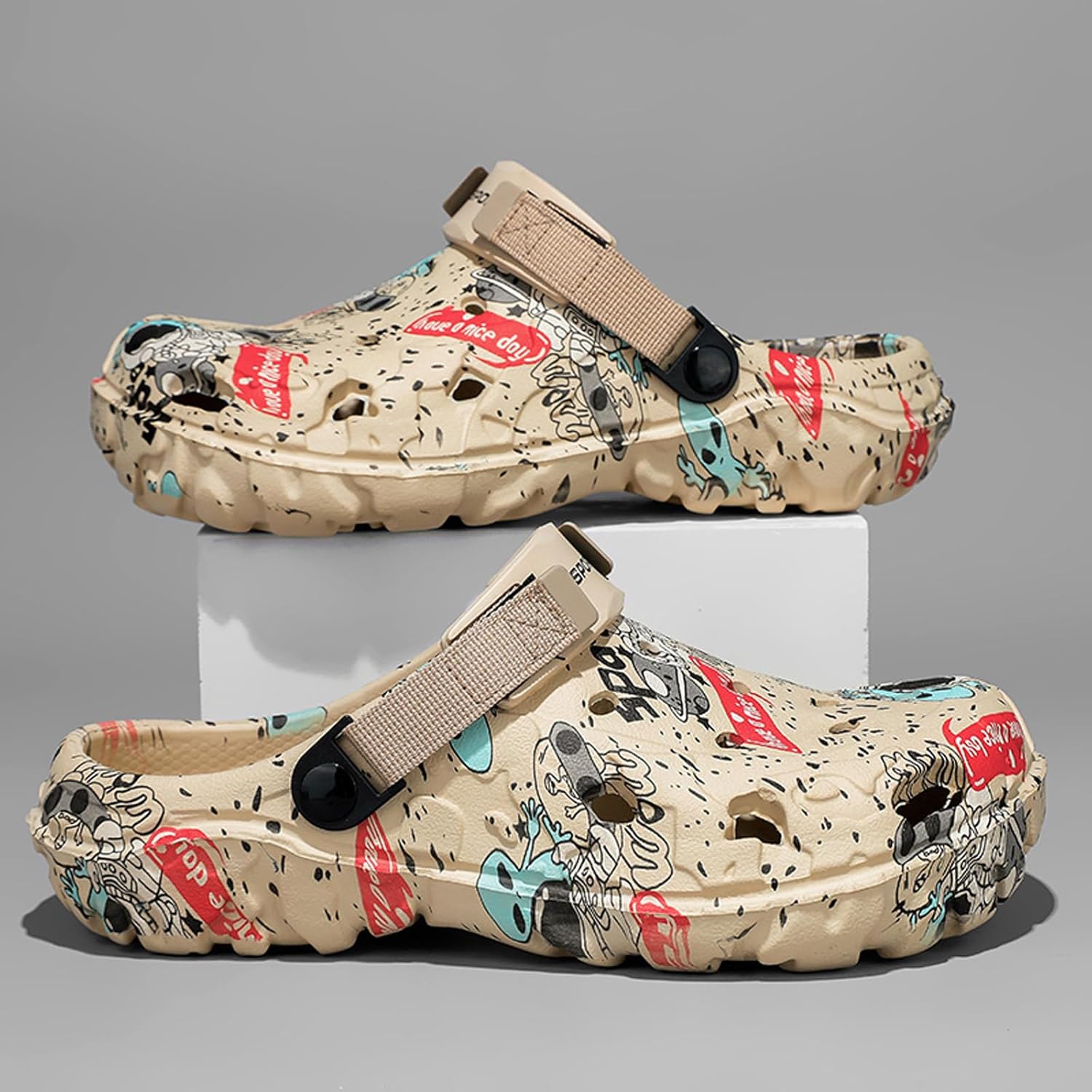 Men Slip On Garden Clogs: Classic Summers - Outdoor Fashions Beach Sandals - Image 4