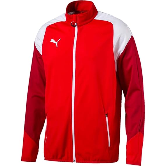 puma jacket red and white