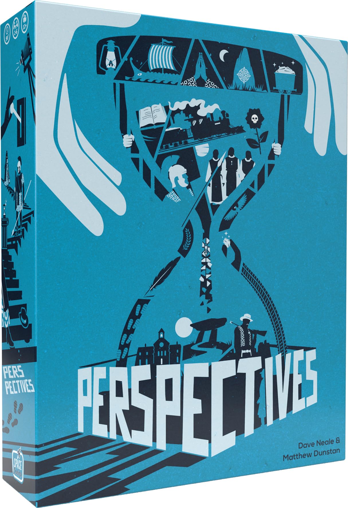 Asmodee Perspectives (Boîte Bleue; FR) - Jeu collaboratif d'enquête Pour Enfants et adultes - Âges 12+ - 2-6 joueurs - 60 Minutes - Un jeu de Space Cowboys