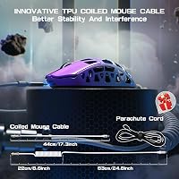ATTACK SHARK R3PRO 46g Ultrakönnyű Gaming Egér 8000Hz Vezeték Nélküli, 26000 DPI 9