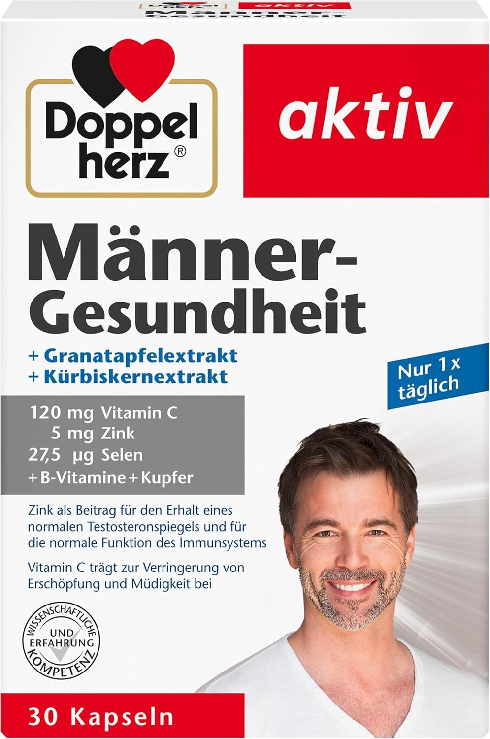Doppelherz Männergesundheit Kapseln | 2er Pack, 2 x 30 Kapseln, PZN 07014146