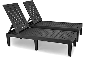 YITAHOME Patio Chaise Lounge Set of 2