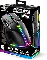 SPIRIT OF GAMER PRO M5 RGB Gamer Egér 12800 DPI, 8 Programozható Gomb, Gyorstüzelés Funkcióval, 13 RGB Háttérvilágítási Effekt, Ergonomikus  9