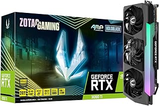ZOTAC Gaming GeForce RTX™ 3090 Ti AMP Extreme Holo 24GB GDDR6X 384-bit 21 Gbps PCIE 4.0 Gaming Graphics Card, HoloBlack, I...