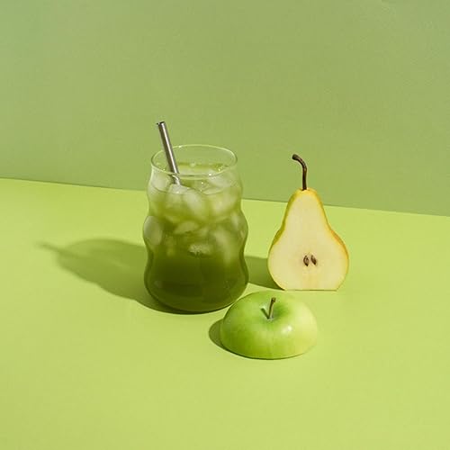 Miniatura 5 de Nello Supergreens Superfood - Mezcla de bebida con clorella, moringa, espinacas, brócoli, enzimas digestivas y probióticos, sabor a pera de manzana,