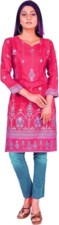 ملابس القيقب قمم سترة هندية طويلة للنساء ارتداء حزب Kurta