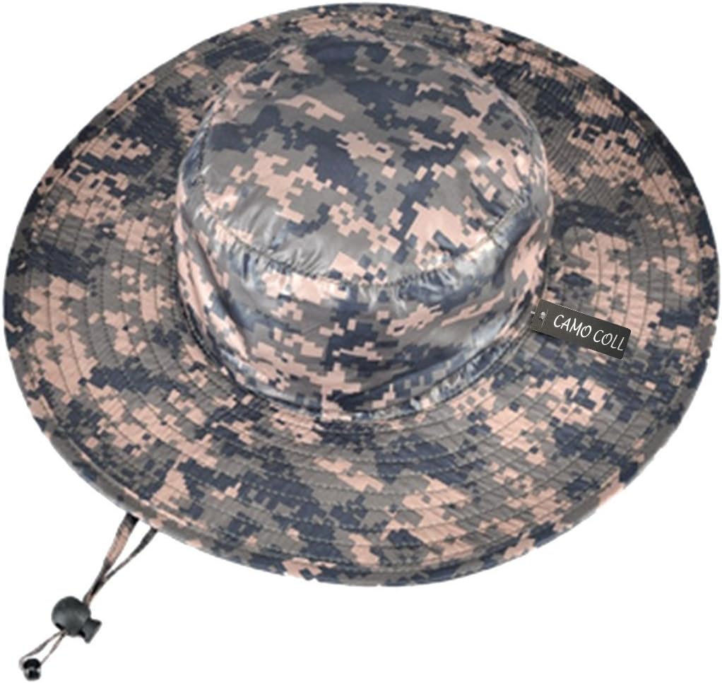 Amazon.com: Camo Coll Military Camouflage Boonie Hat Cap (One Size ...