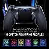 HEXGAMING PHANTOM Pro Controller مع 4 أزرار قابلة للإزالة، و6 ملفات تعريف لإعادة التعيين، و8 عصي تناظرية قابلة للتبديل، ومشغلات قابلة للتعديل متوافقة مع ps5، والكمبيوتر الشخصي، والجوال - Hall Effect Orochi
