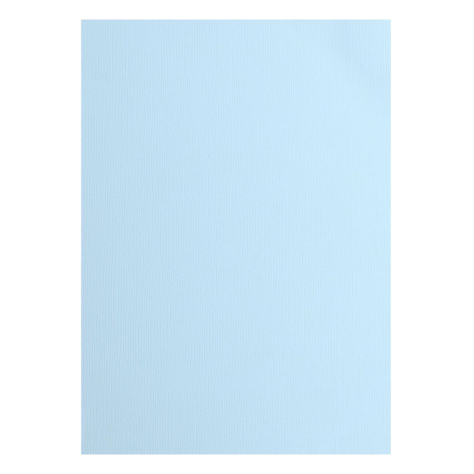 Vaessen Creative Glacier Florence Cardstock Textured - Coloured Card Making Supplies A4 - Blue - 10 Sheets - Coloured Paper For Scrapbooking, Card Making, Die Cutting And Paper Crafts - 216 Gsm