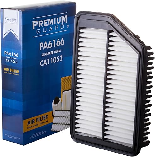Filtro de aire de motor PG PA6166  Compatible con Hyundai Elantra 2016-11, Elantra GT 2017-14, Elantra Coupe 2013, 2016-14 Kia Forte, 2018-14