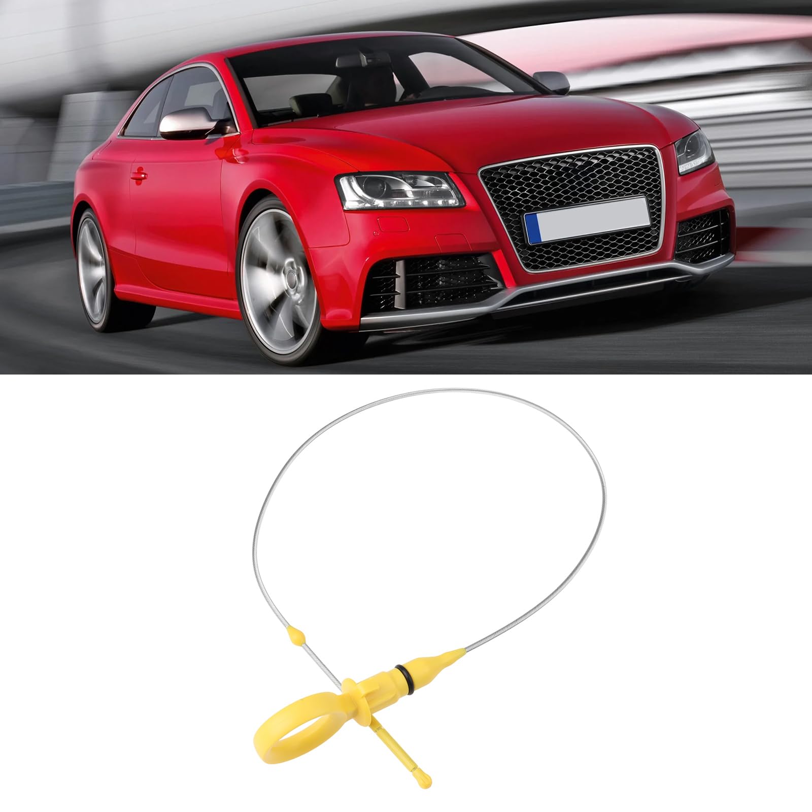 The Lord of the Tools Jauge d'huile Moteur 03L115611E Compatible avec Audi A4 2008-2012