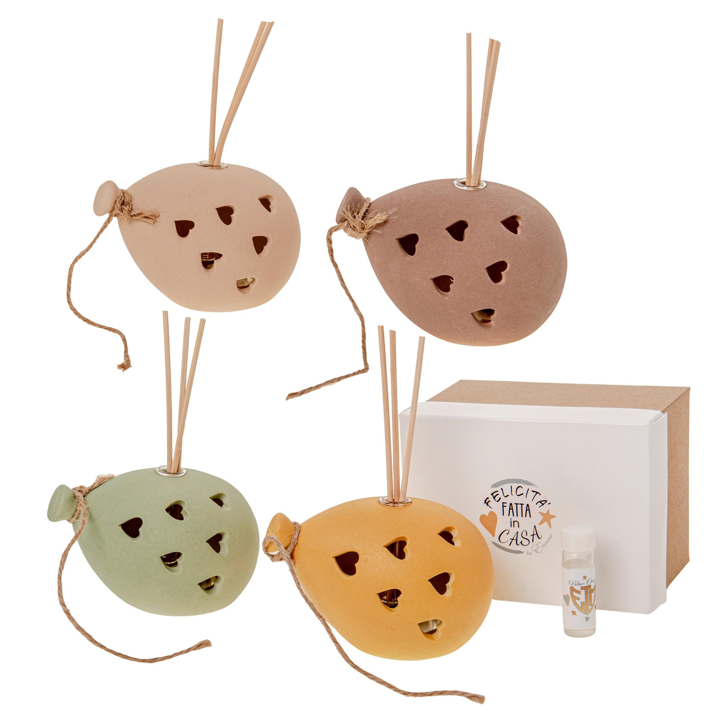 Bonbonnière en porcelaine Formoso : diffuseur de parfum raffiné pour intérieur chic
