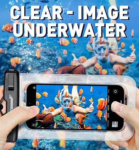 Miniatura 6 de Hiearcool Bolsa impermeable para teléfono, funda impermeable para iPhone, bolsa impermeable para teléfono celular, bolsa impermeable para crucero,