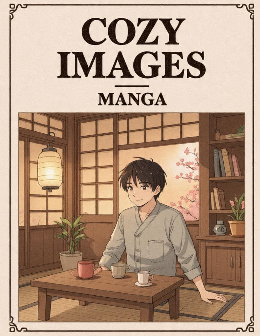 Cozy Images: A Cozy Manga Coloring Book for Adults and Young Adults