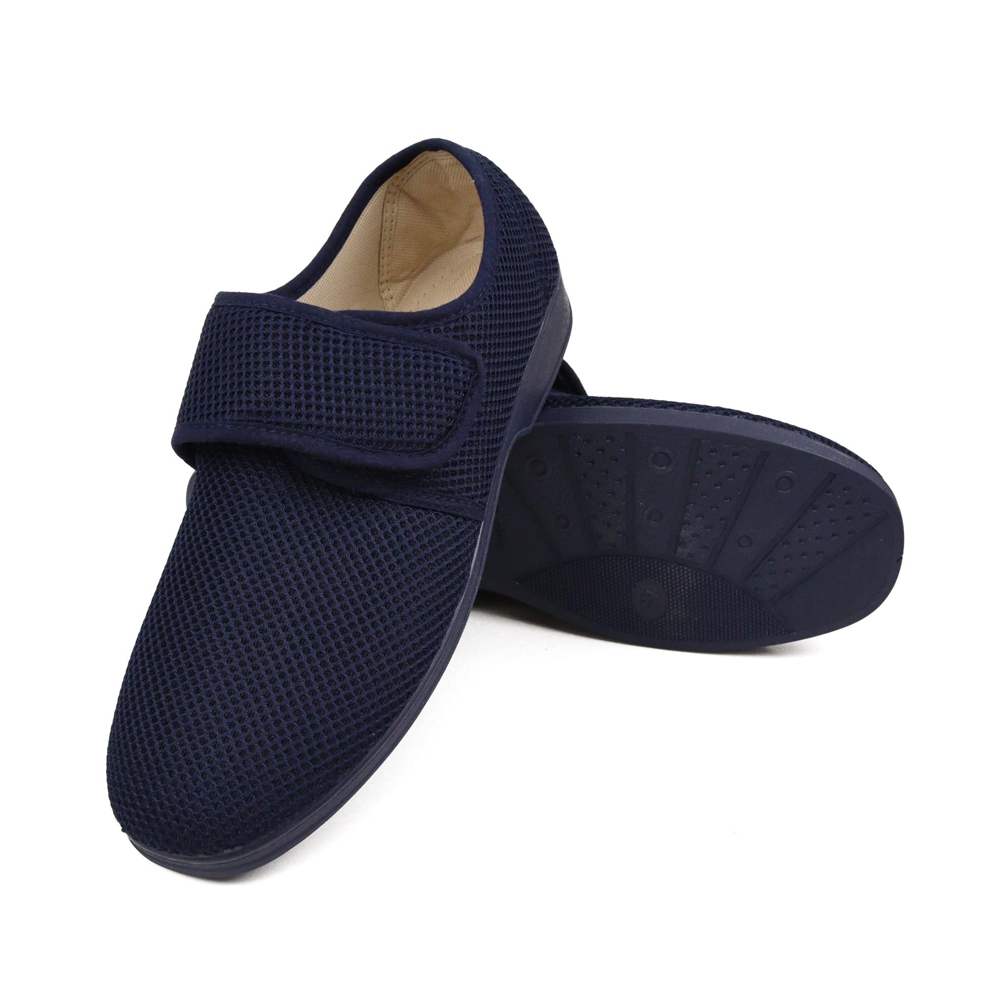Cozseries Zapatillas de Casa Hombre Verano Primavera, Zapatos Cómodas Rejilla Cuña Punta Cerrada Multicolor, Suela Caucho Talla 39-46 Fabricado en España