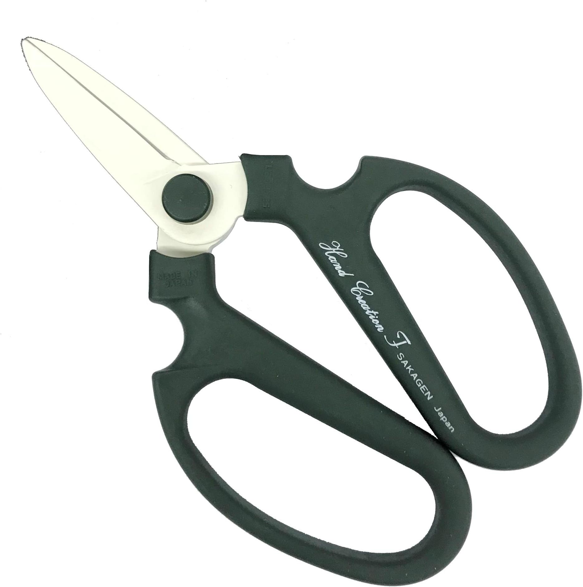Flower Scissors Hand Creation F-180 / Blade is Longer Than F170 Type (Moss Green)