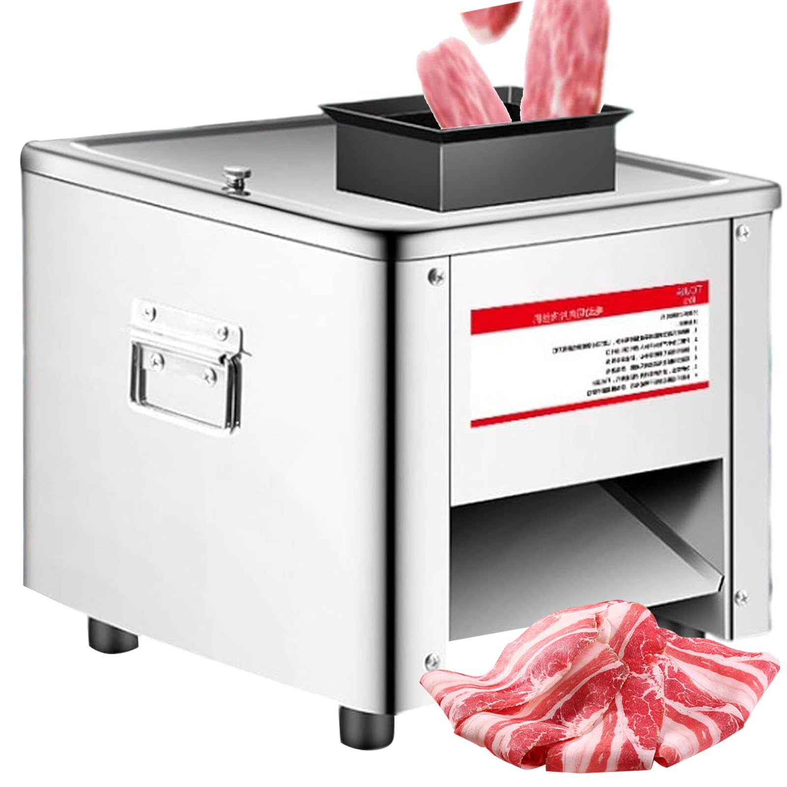 AYCDL Commercial Meat Cutter Machine Electric Meat Slicer Shredded Cutting Machine, Automatic Vegetable Cutting Machine, Pork Meat Cutter Slicer Cutting Machine