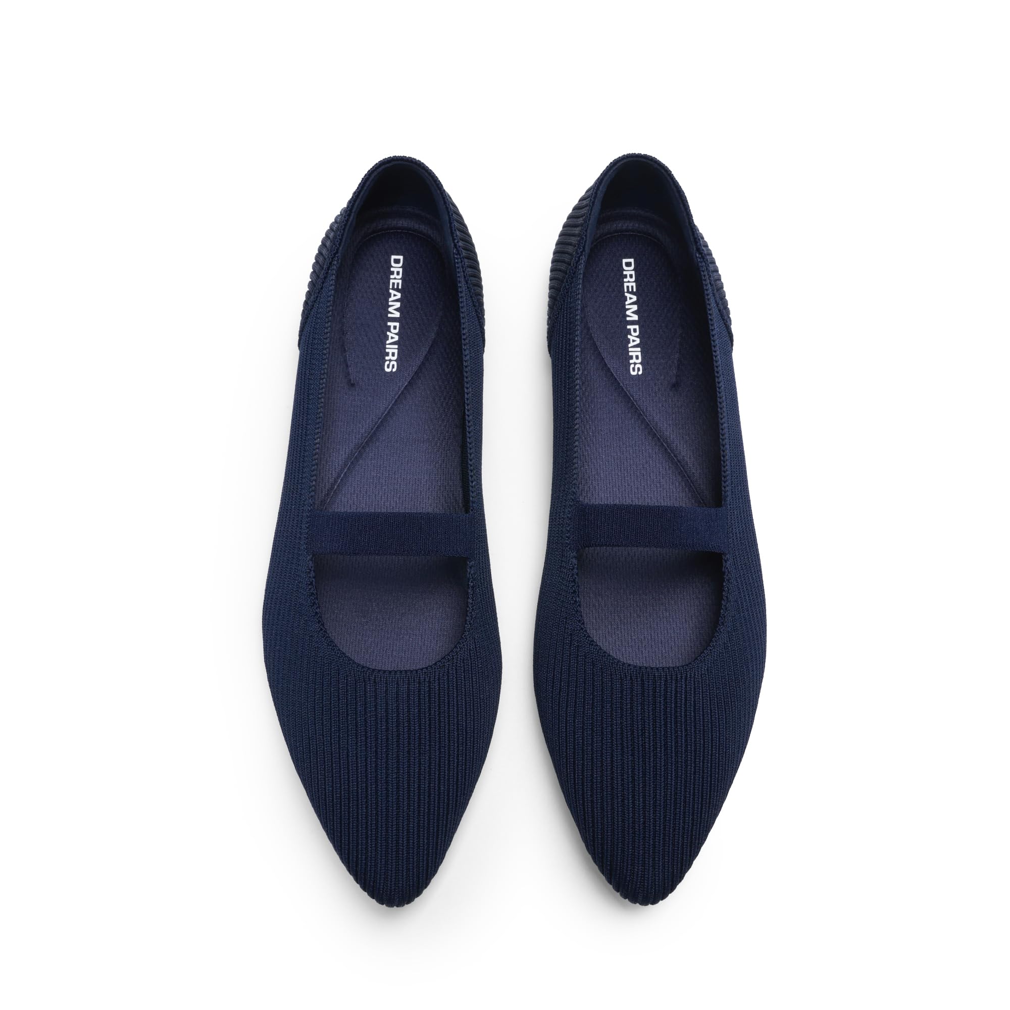 DREAM PAIRS Knit Ballet Flats
