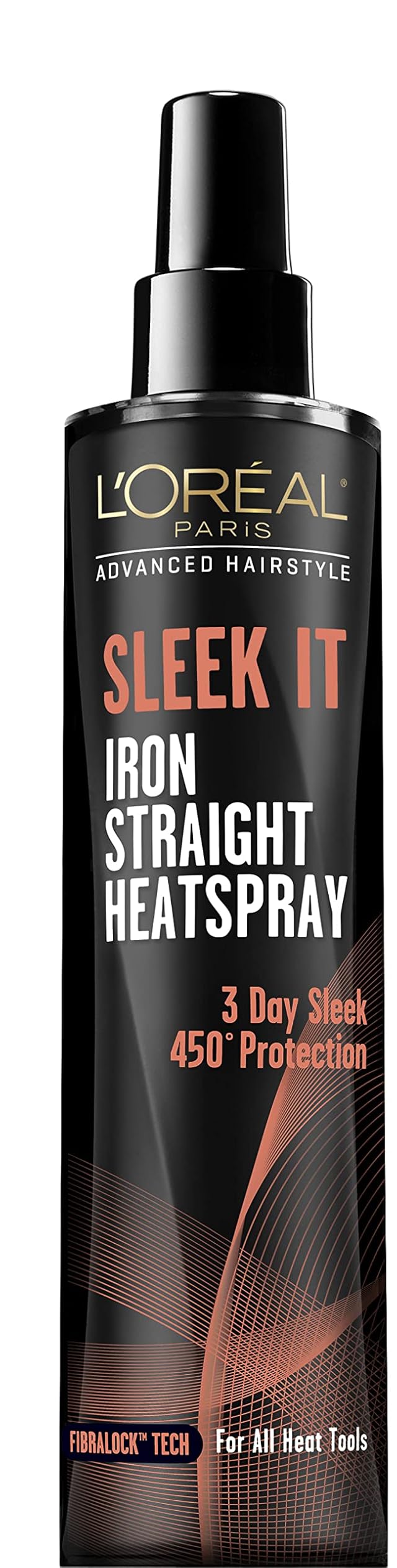LOr al Paris Advanced Hairstyle Sleek It Iron Straight Heat Spray 5 7 Ounce