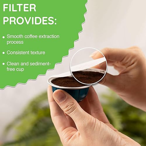 Miniatura 4 de My-Cap Juego de tapas y tapas reutilizables para cápsulas de café, compatibles con cápsulas Nespresso Vertuo, tapa y tapa de cápsulas de café