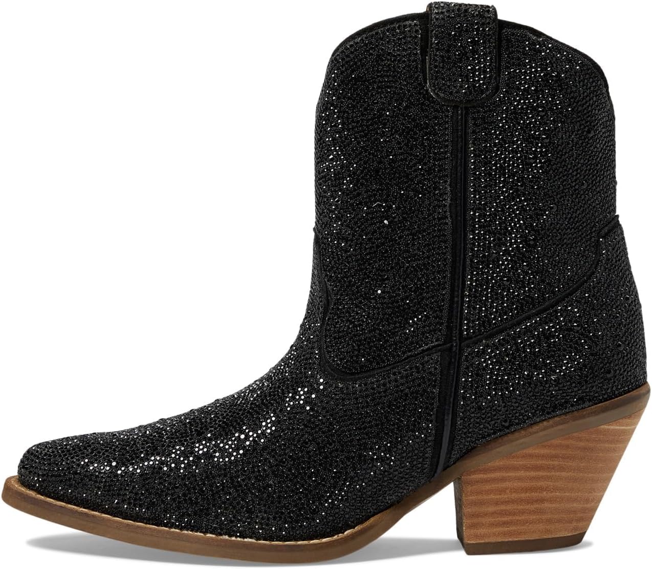 Dingo Floral Print Multi Color Rhinestone Cowgirl Women's Almond Toe Western Boots DI577-MULTI